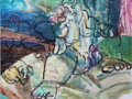 JMartínezCano “Con Perro” Óleo sobre lienzo 80 x 100 cm