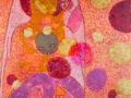 Isabela Lleó Sincronicidad 6 Encáustica sobre tabla 60 x 60 cm.