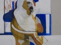 Sin título. Técnica mixta Cartón 101x107 cm.